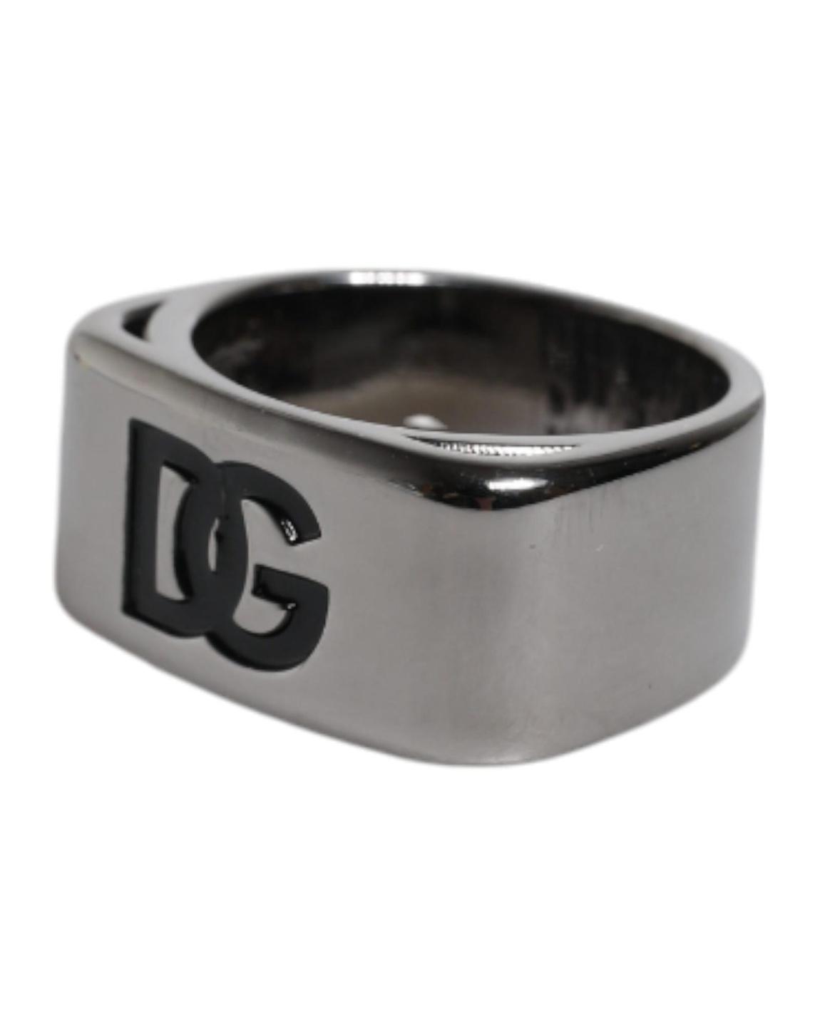 DG Logo Statement Ring - Silver main product photo