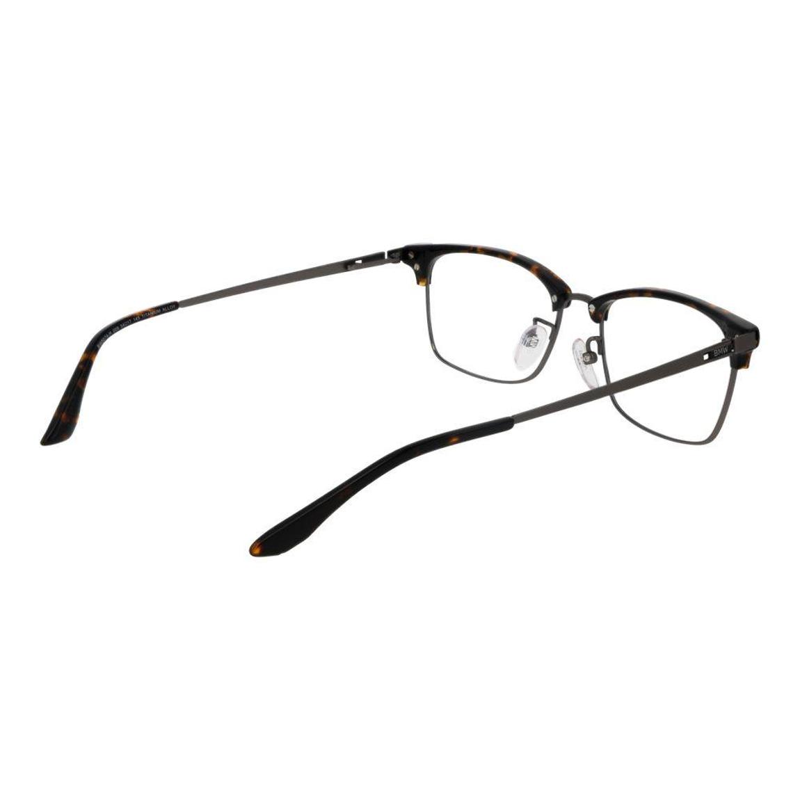 Titanium Full-Rim Browline Optical Frames - Brown Frames For main product photo