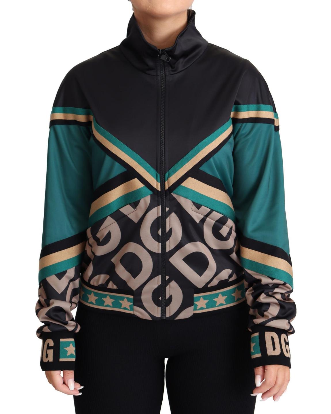 Track Jacket ZipUp DGPattern - Black main product photo