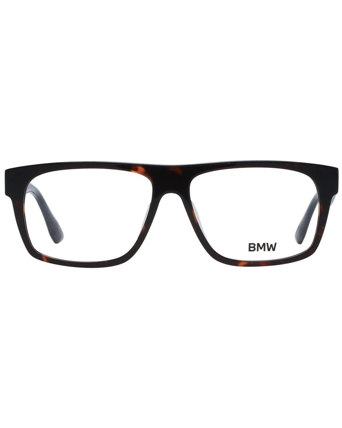 BMW Eyeglasses Classic Square Frames - Brown Frames For main product photo