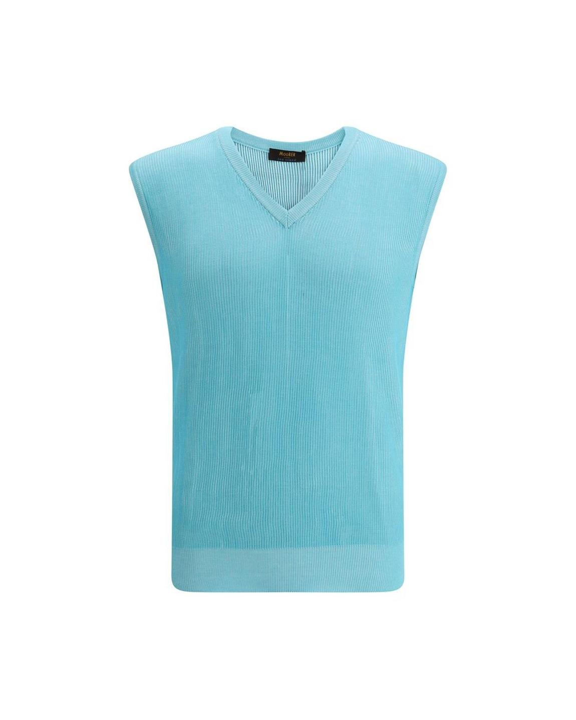 Momo Sleeveless Sweater - Light Blue main product photo