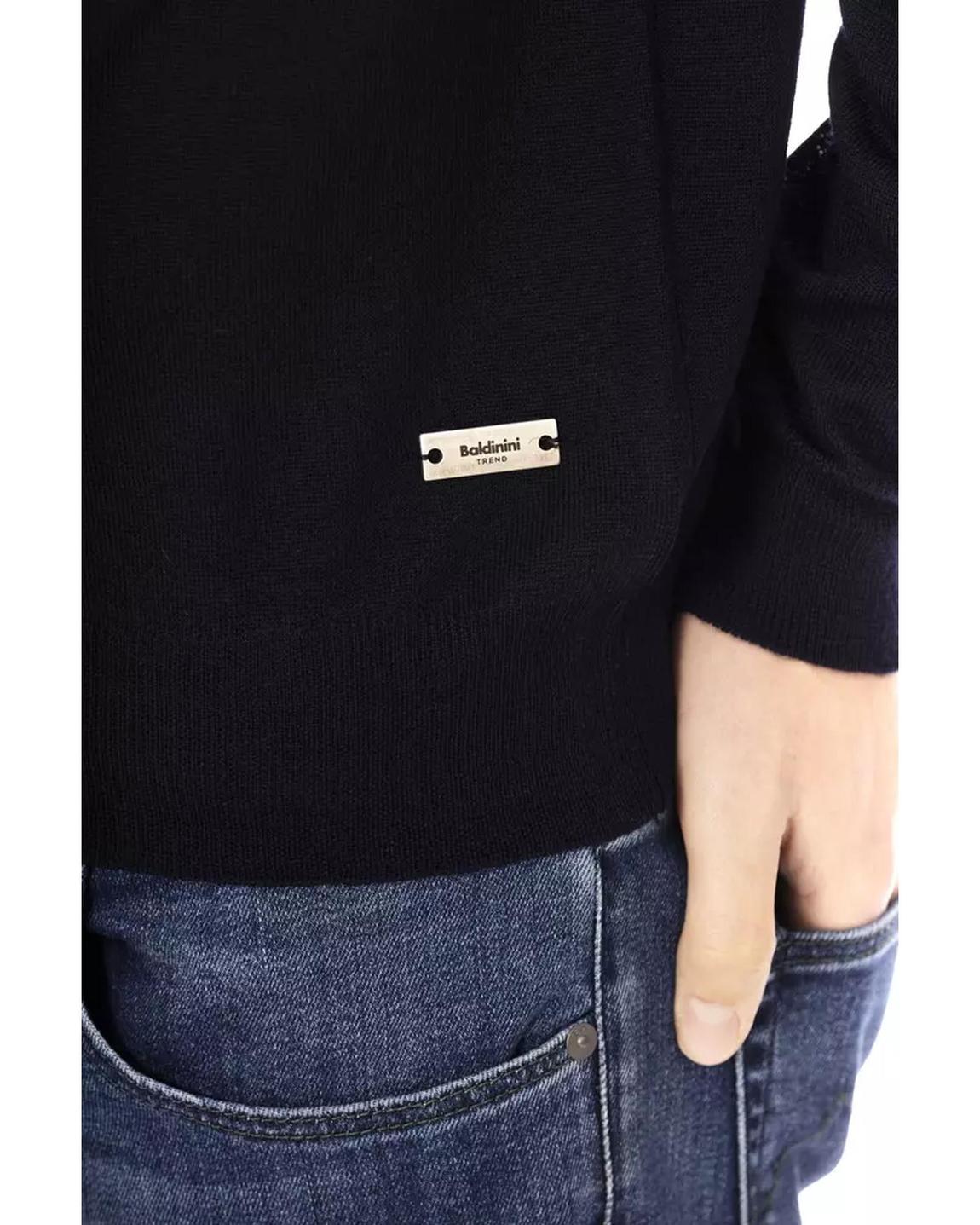 Crew Neck Jumper Classic Knitwear - Blue Sweaters main product photo