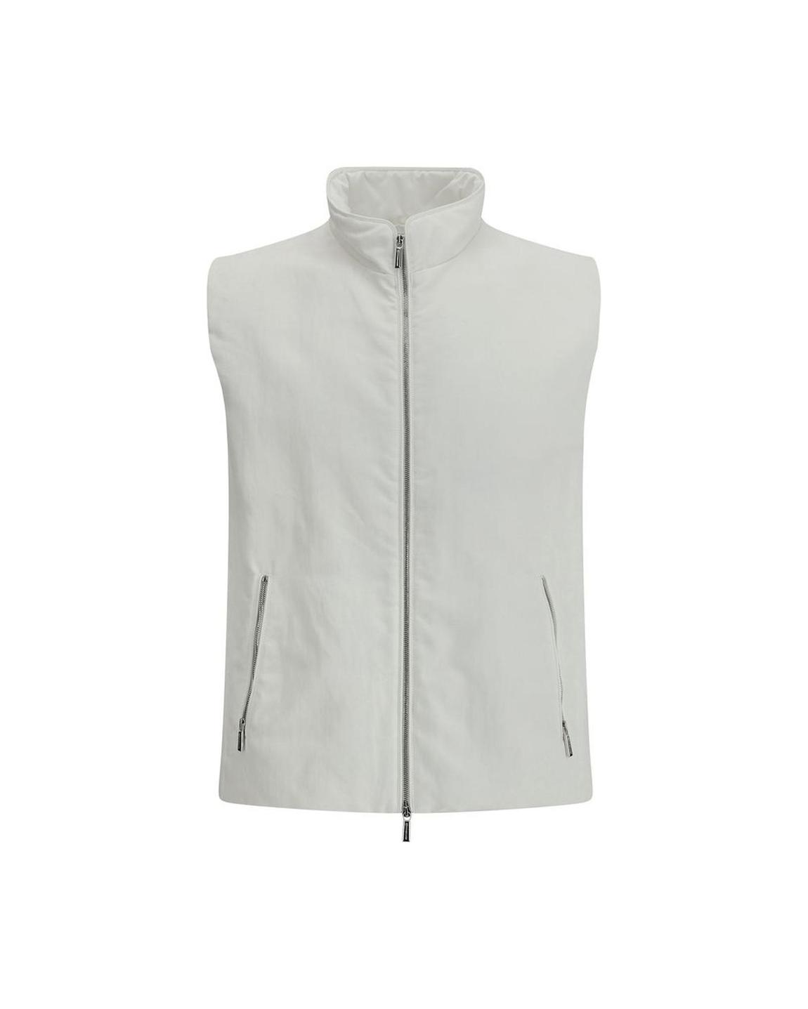 Momo Padded Vest - White Jackets main product photo