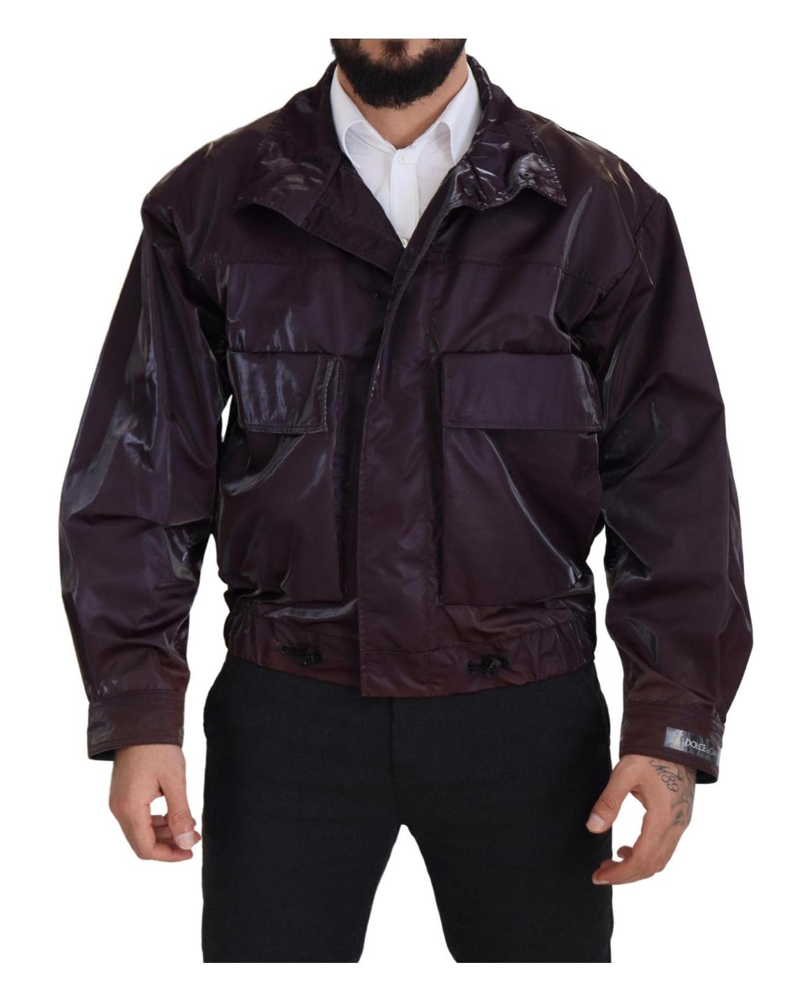 Lightweight Nylon Jacket - Purple main product photo