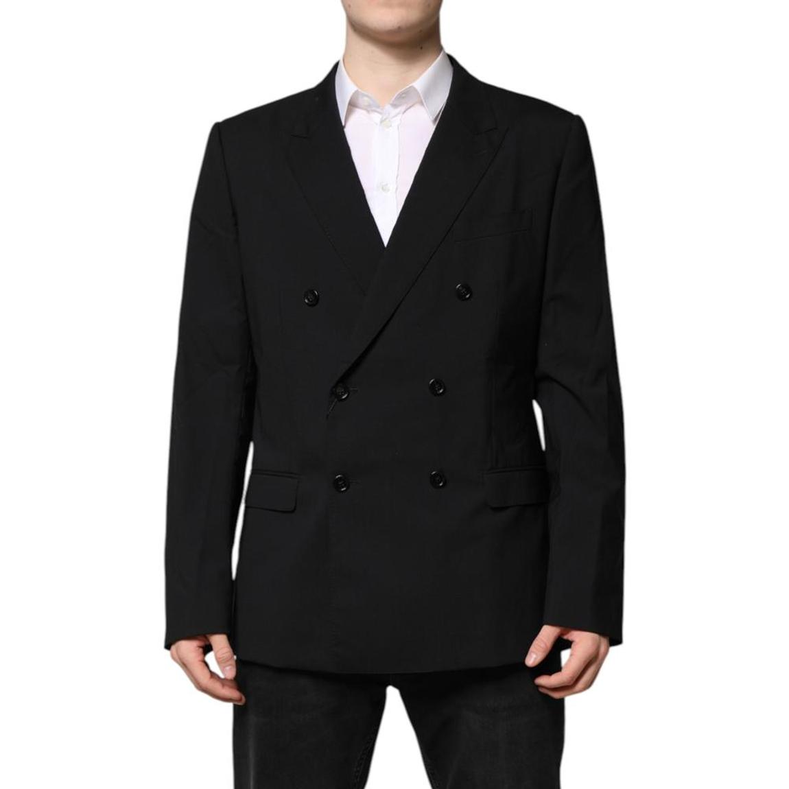 Double Breasted Blazer - Black main product photo
