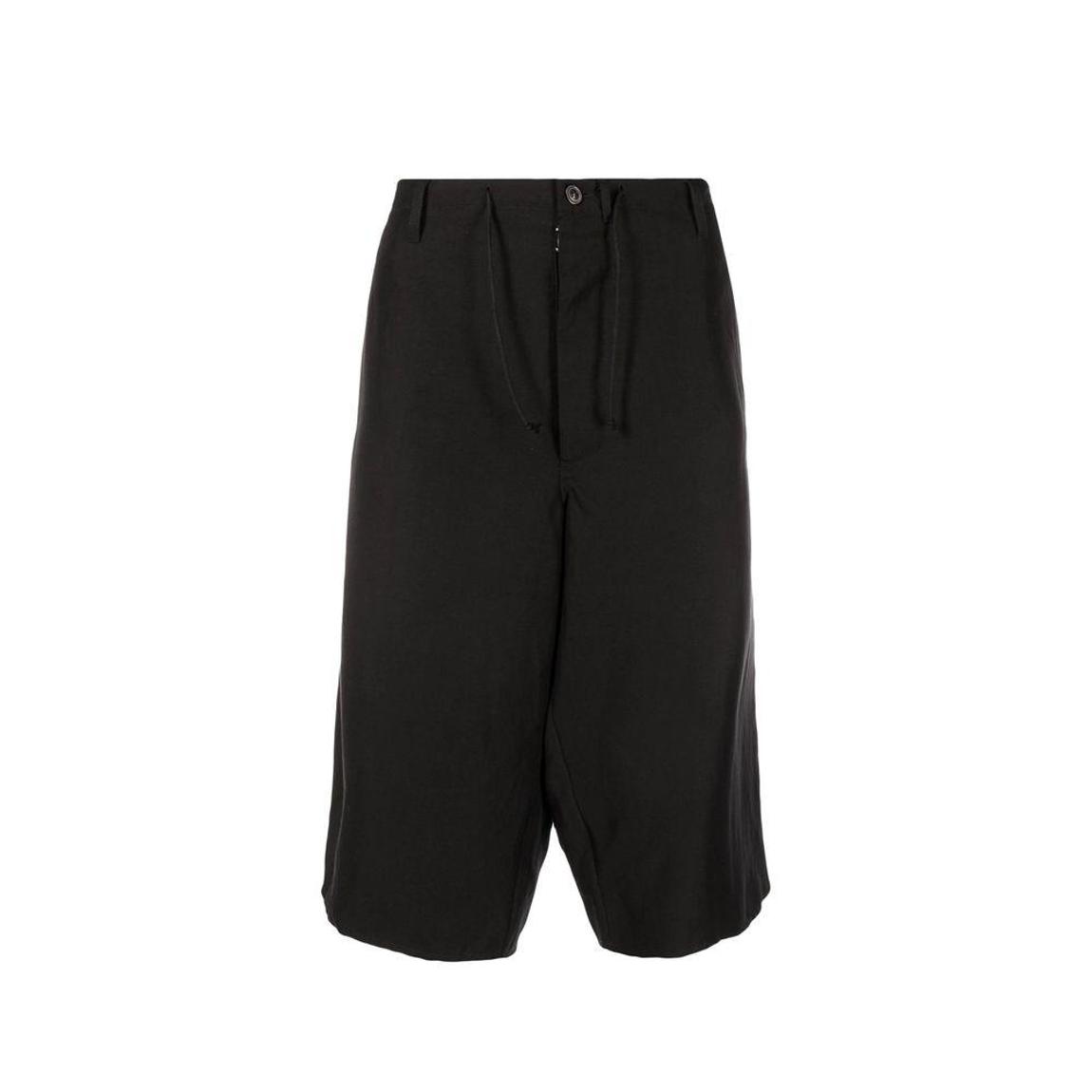 Blend Linen Bermuda Shorts with Drawstring Waist and Pockets - main product photo