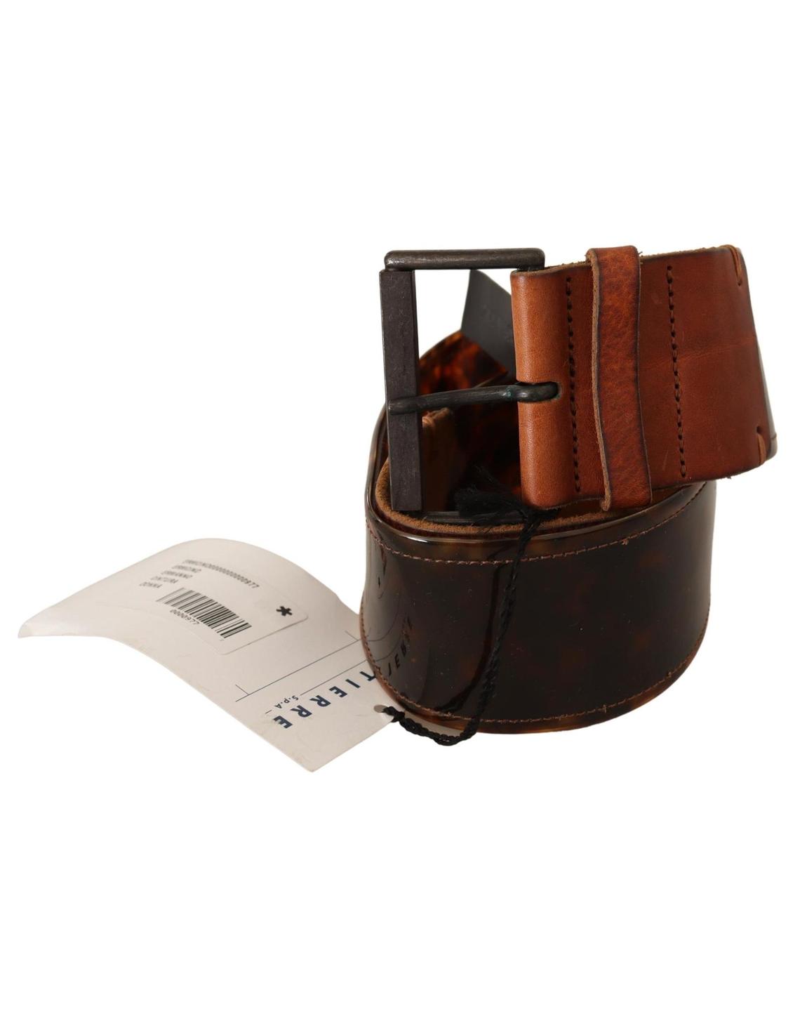 Ermanno Scervino Leather Belt - Brown main product photo