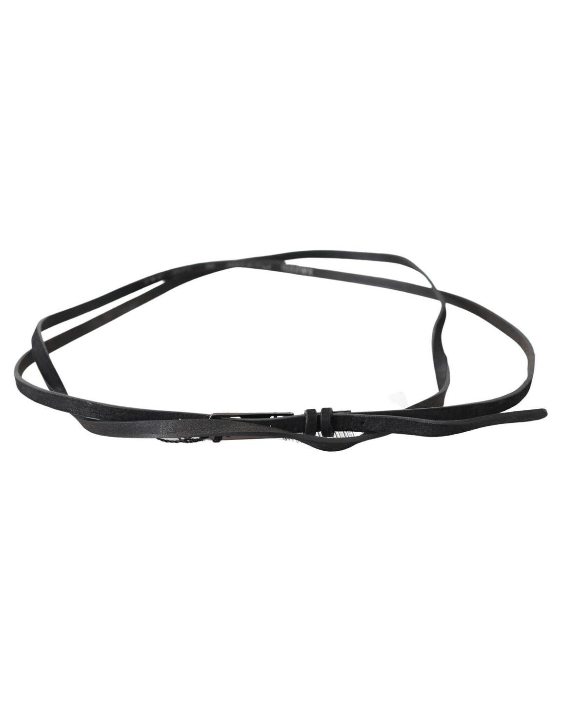 Costume National Leather Belt Wo - Black main product photo