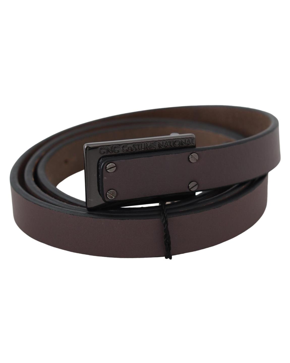 Costume National Leather Belt Wo - Brown main product photo