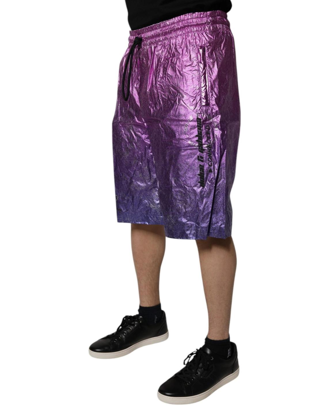 Metallic Ombre Shorts - Pink main product photo