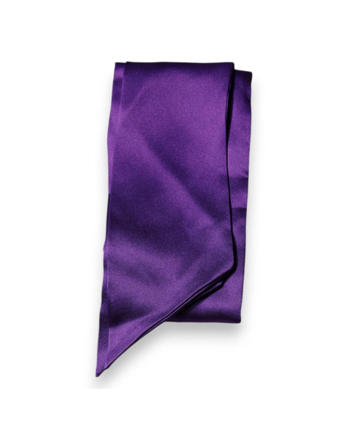Silk Satin Scarf - Purple Scarves main product photo