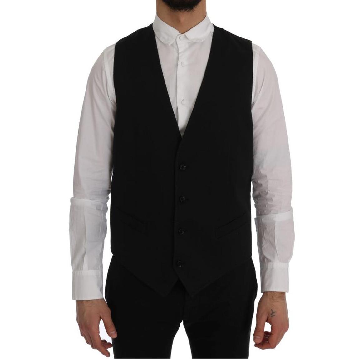 Wool Vest Classic Black main product photo
