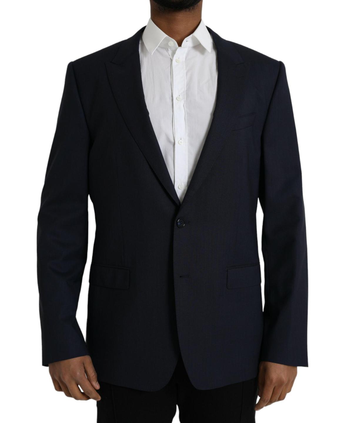 Classic Fit Blazer Navy - Blue main product photo
