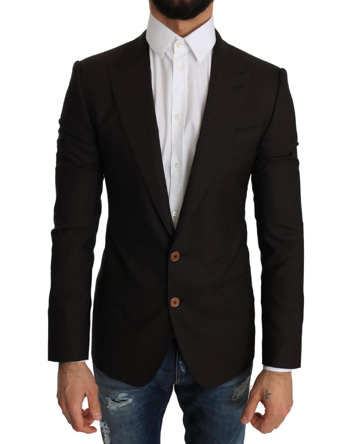 Blazer Solid Classic Fit - Brown Blazers main product photo