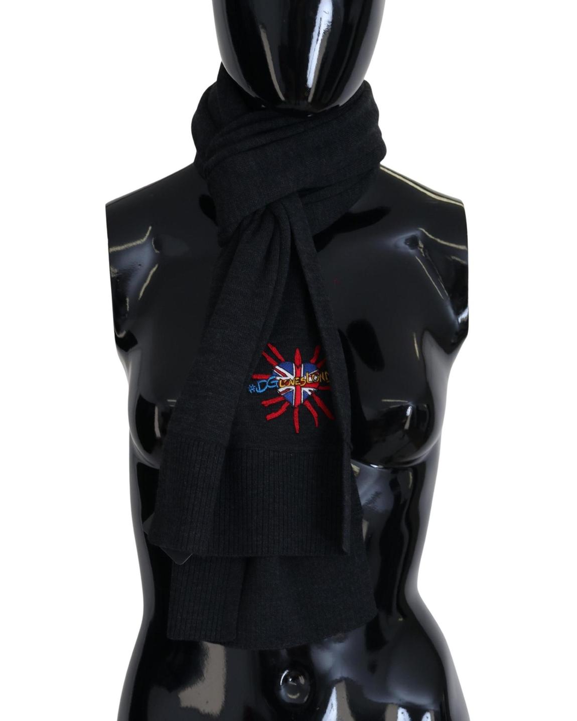 DG Loves London Scarf Wo - Black Scarves main product photo
