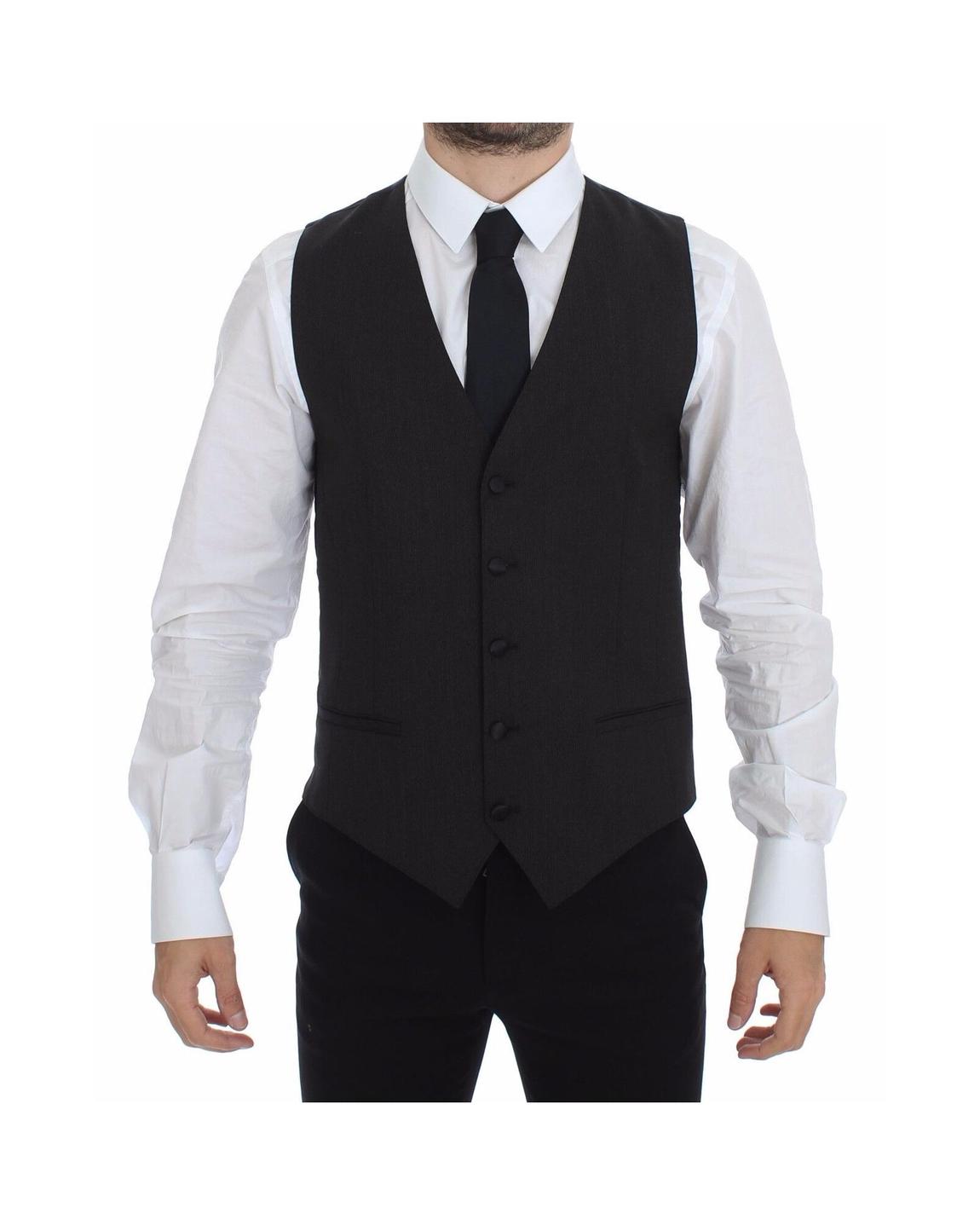 Tailored Fit Suit Vest - Gray main product photo