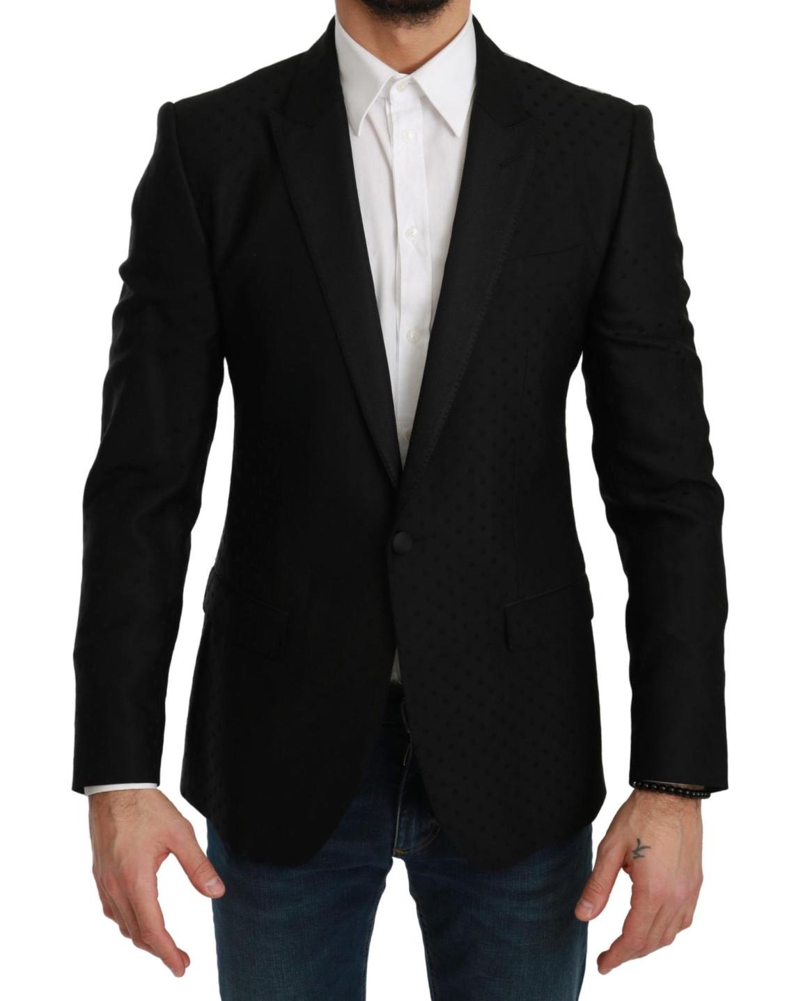 Black Notch Lapel Blazer main product photo
