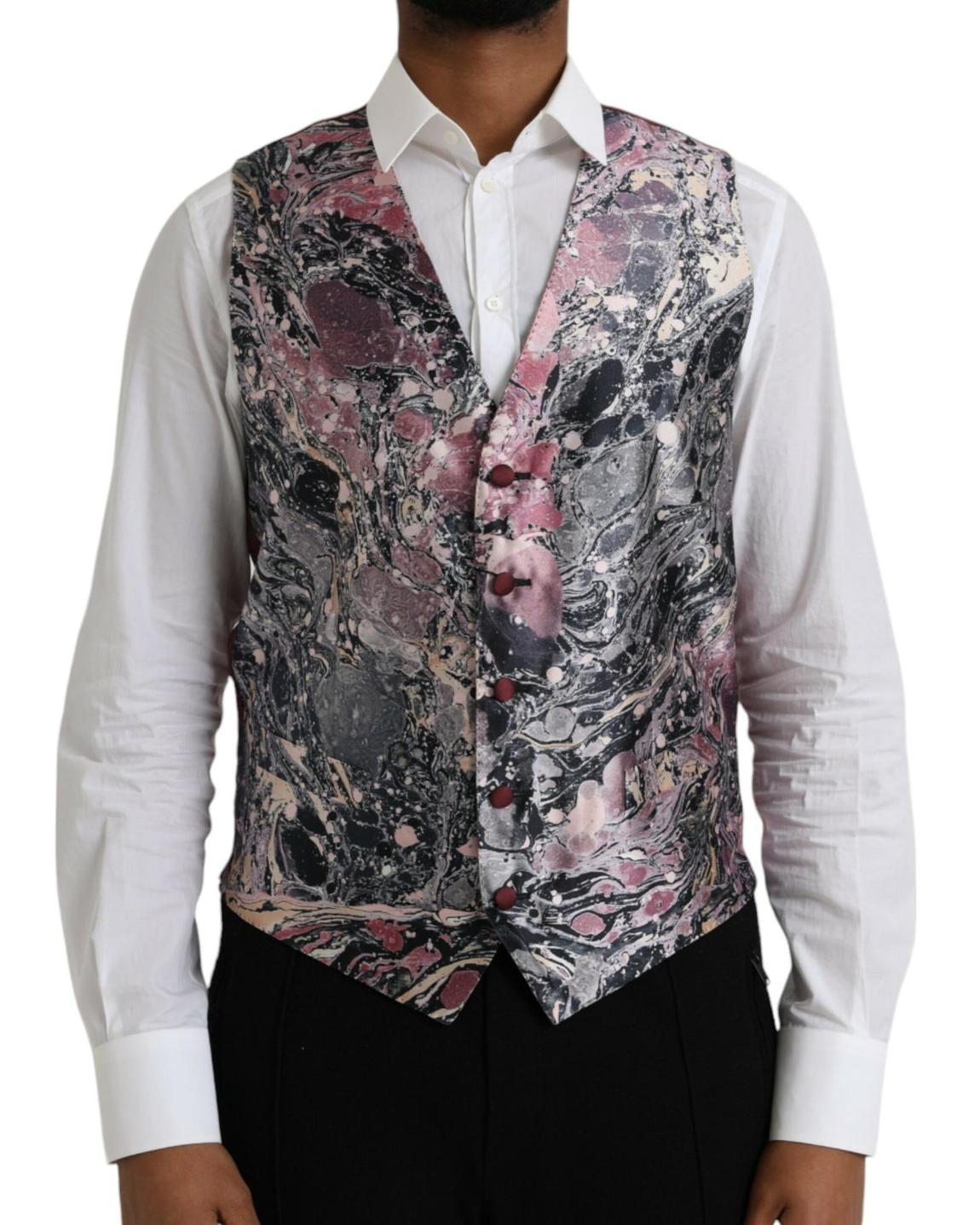 Marbled Silk Vest TSH86220 - Multicolor main product photo