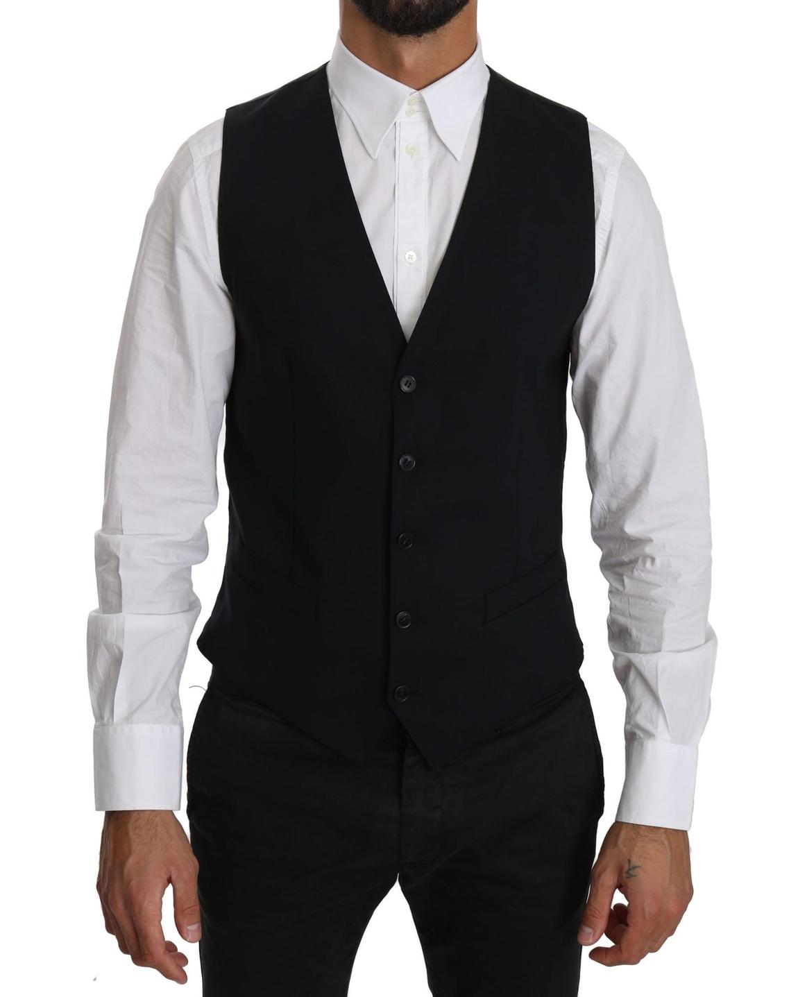 Classic Fit Vest Navy Blue main product photo
