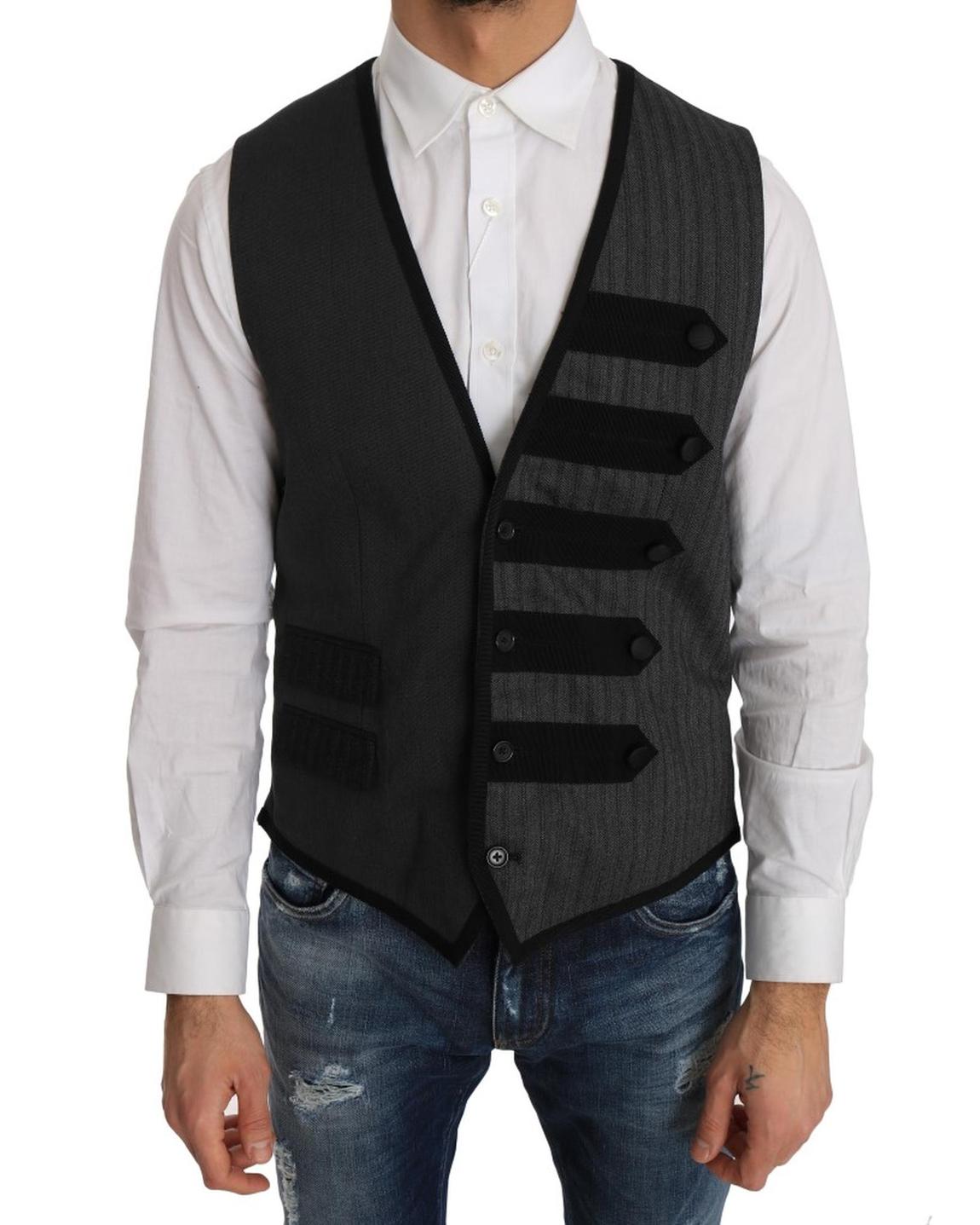 Wool Vest GrayBlack main product photo