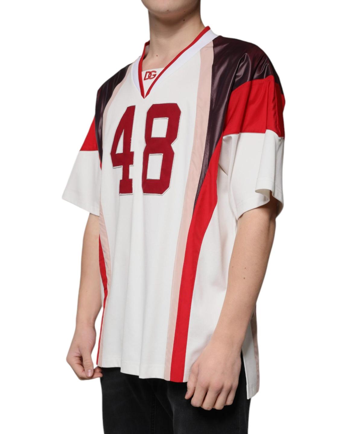 Number 48 Jersey Colorblock Jersey - Multicolor T-Shirts main product photo