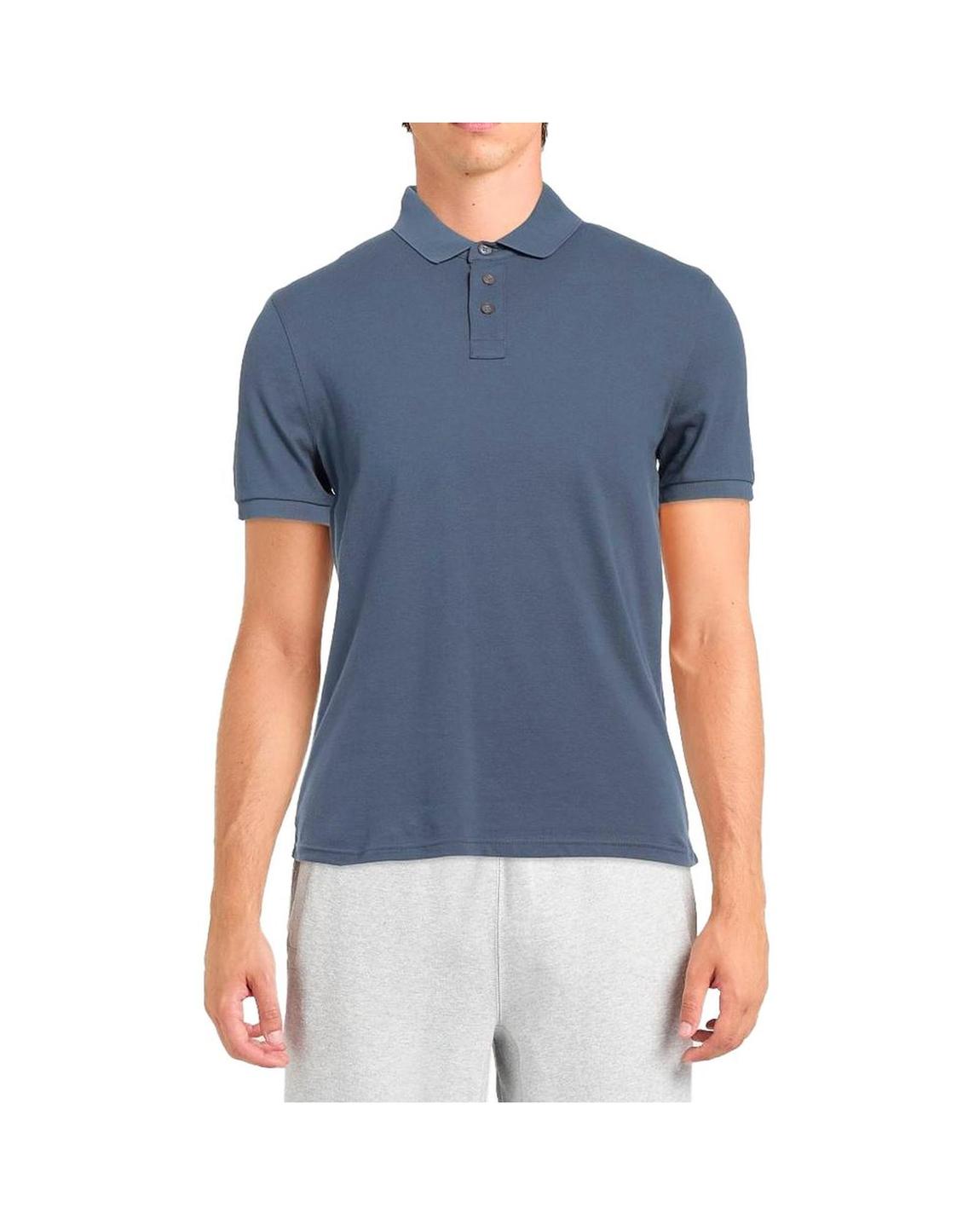 Classic Fit Polo Shirt Short Sleeves - Blue main product photo