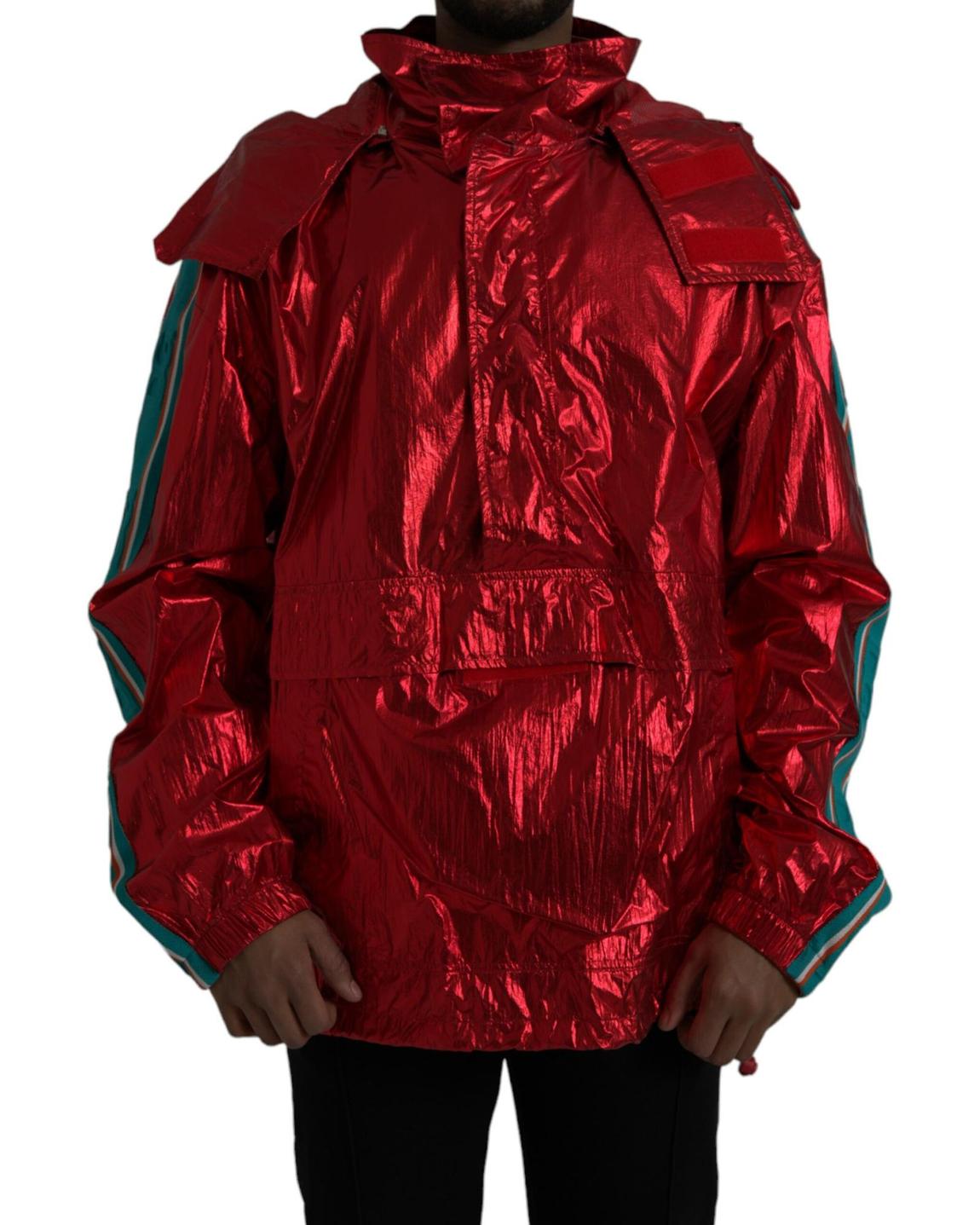 Red Anorak Jacket Model JKT3844 main product photo
