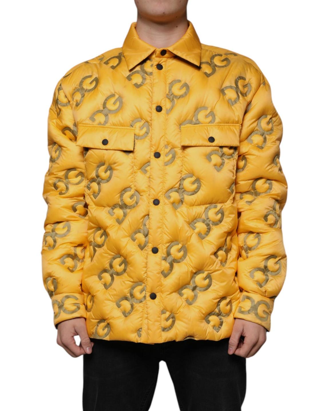 Puffer Jacket DG Logo Yellow main product photo