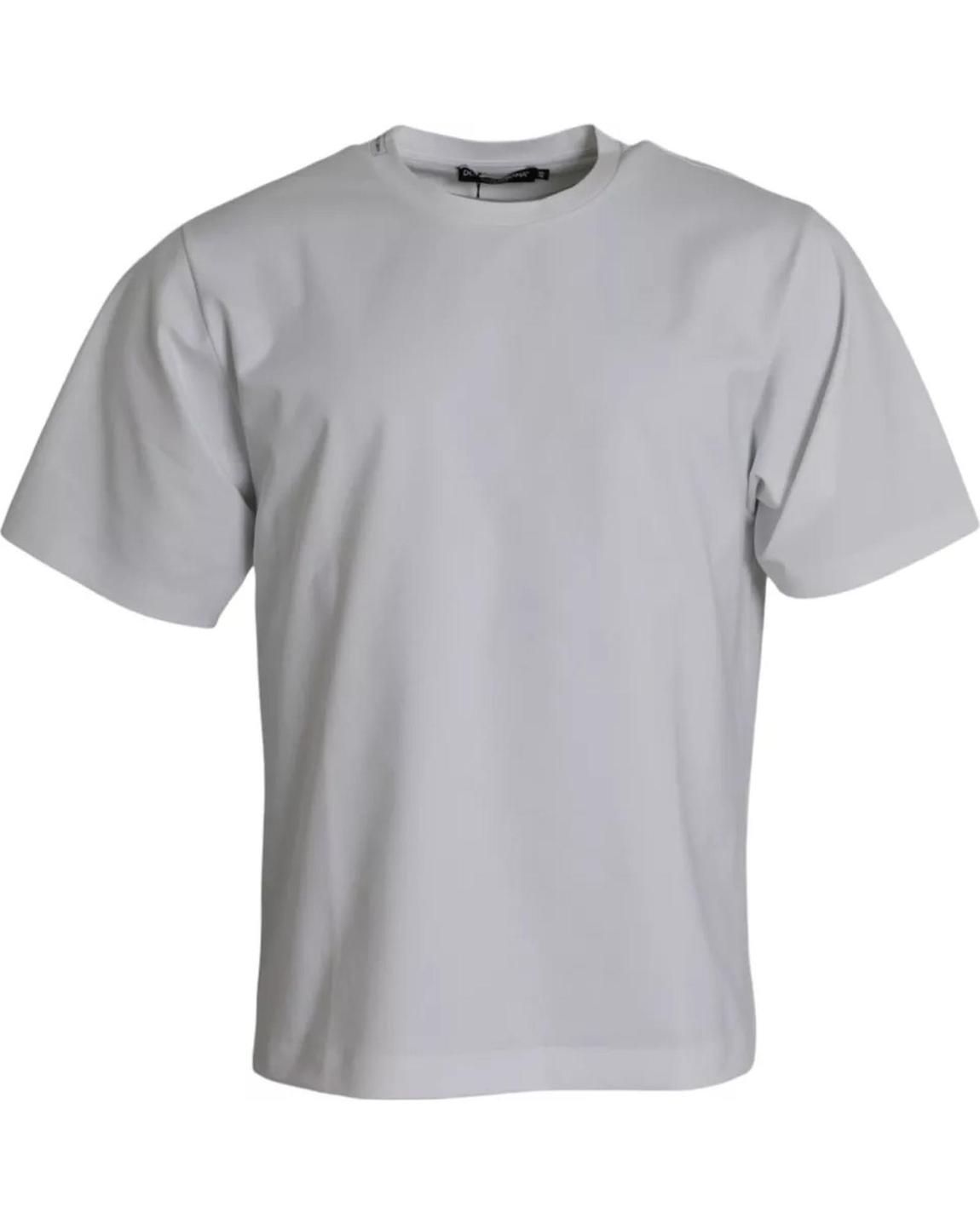 Cotton TShirt Short Sleeve Crew Neck - White T-Shirts main product photo