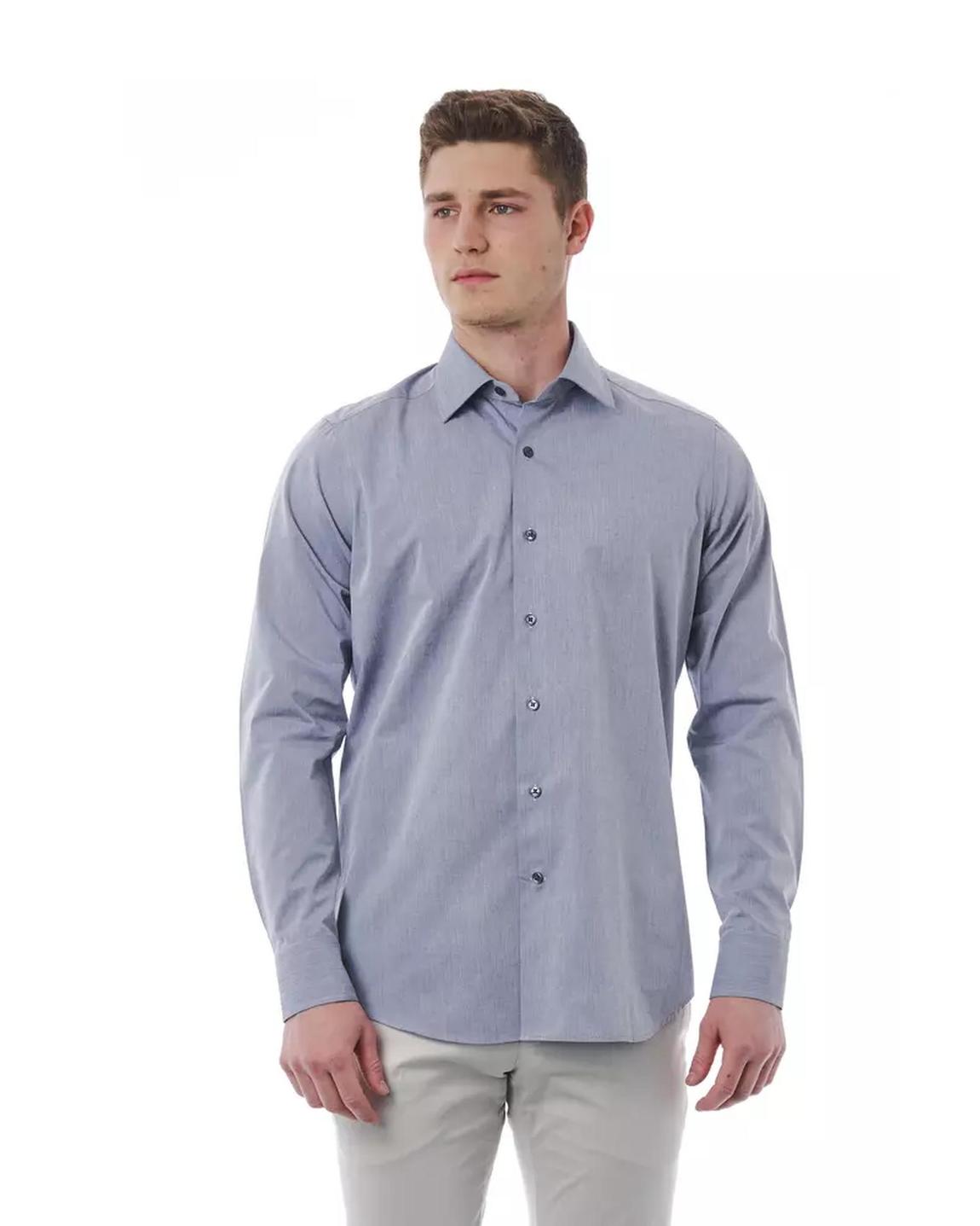 Long Sleeve Dress Shirt - Gray main product photo