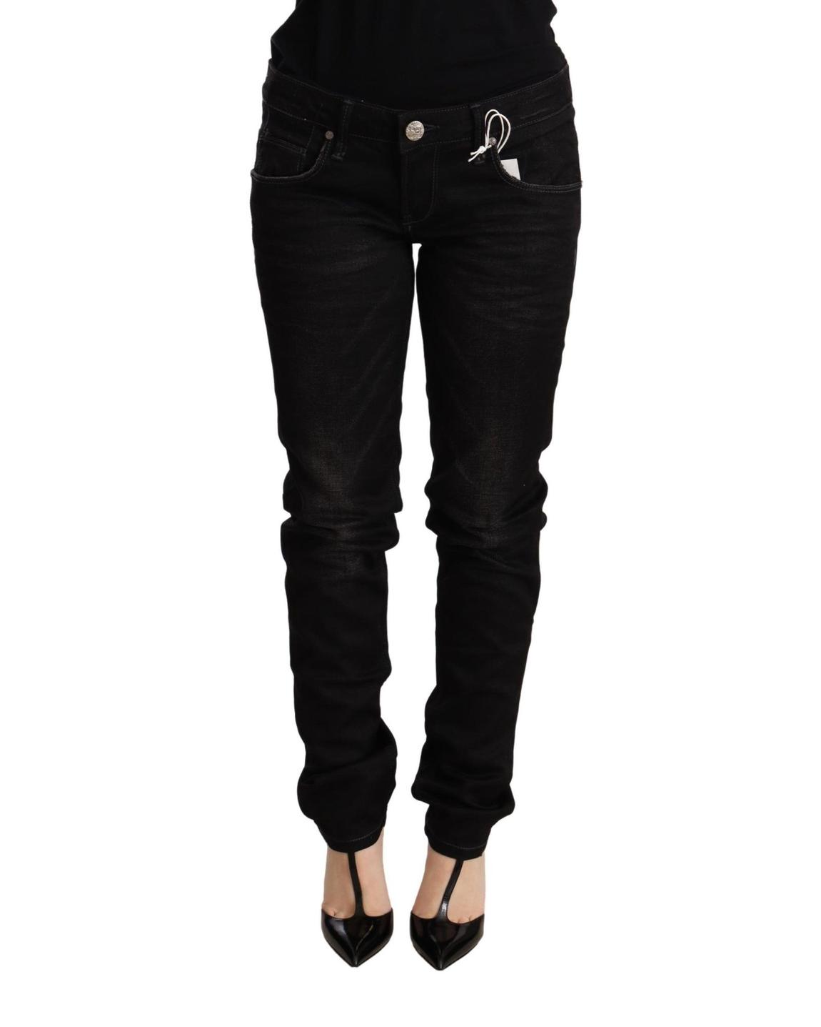Acht Skinny Jeans Casual Style Wo - Black Jeans main product photo