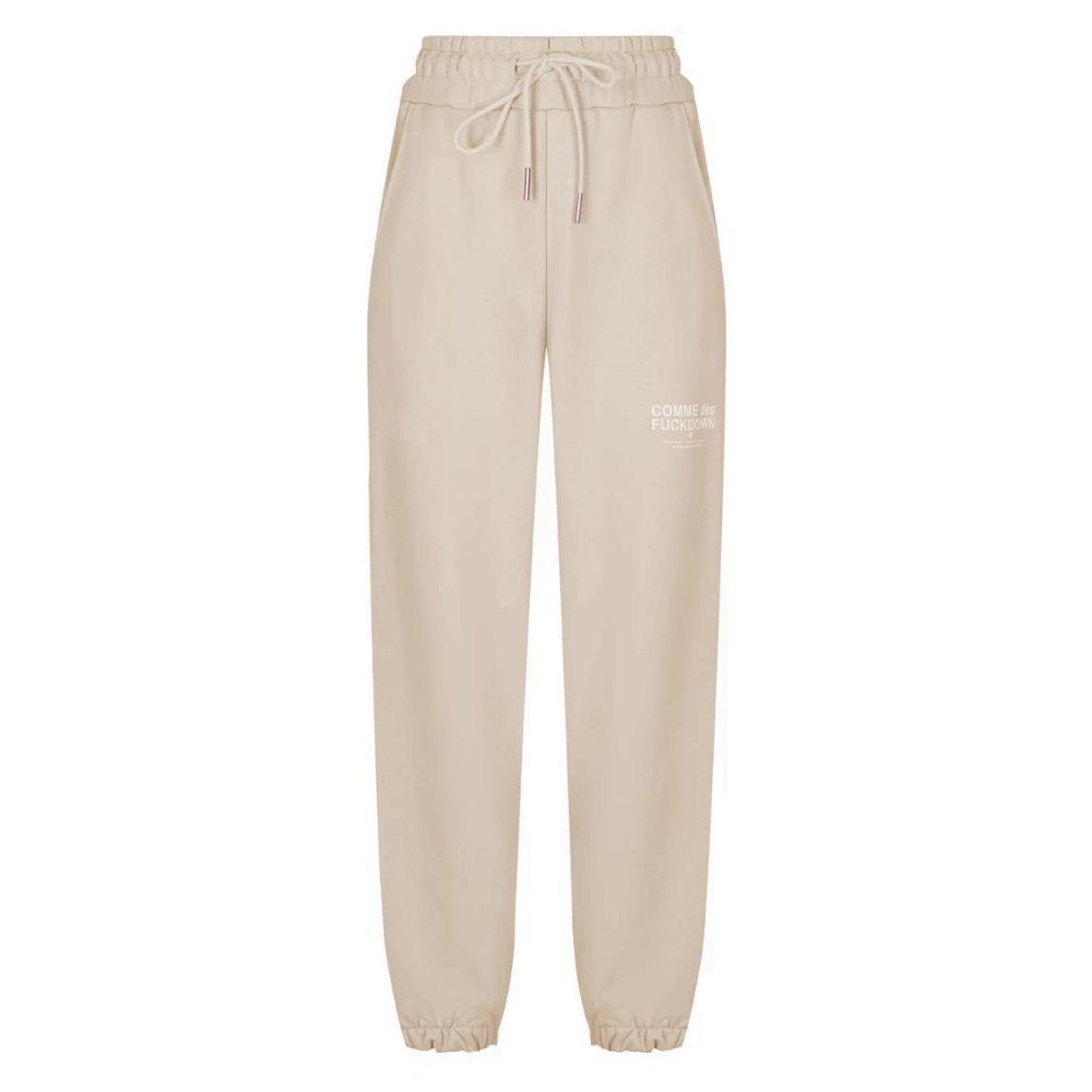 Elastic Waist Sweatpants with Logo Print and Side Pockets Wo - main product photo