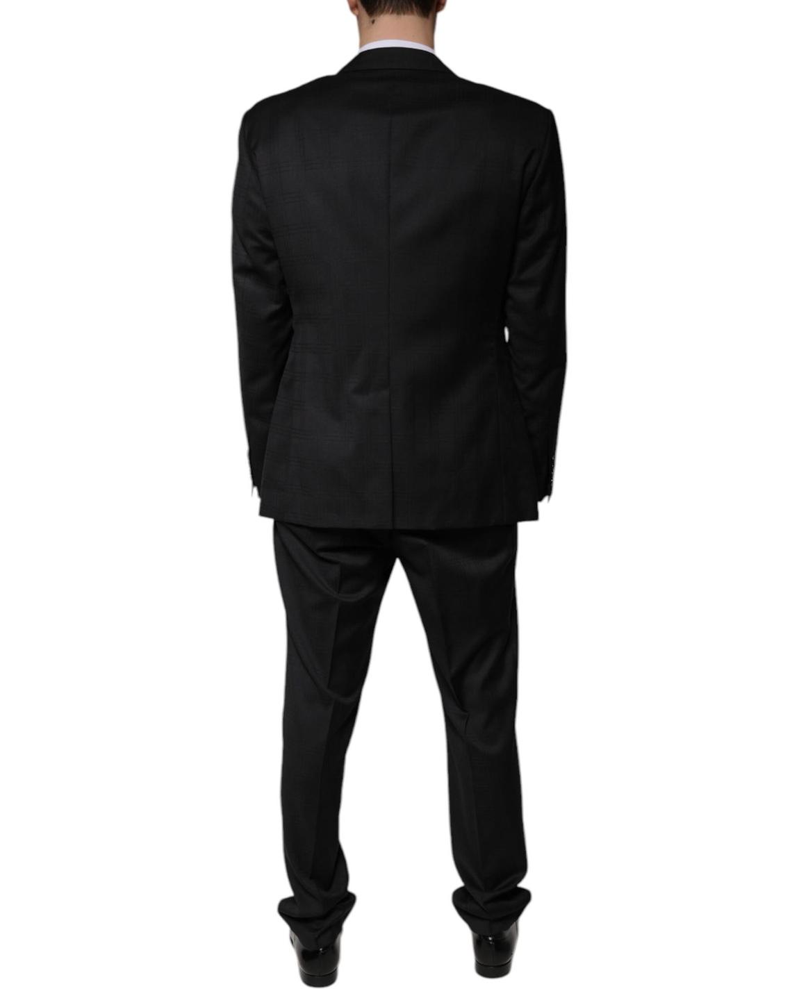 Classic Fit Suit Black Check Men main product photo