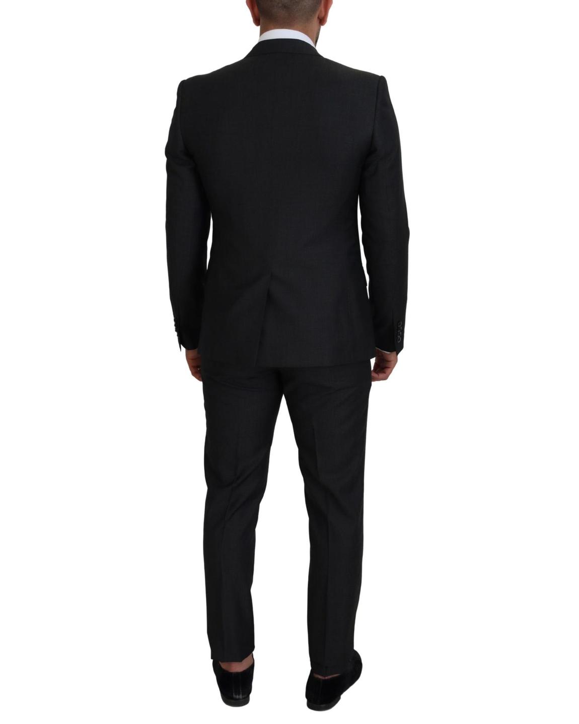 Classic Fit Suit Black Wool Suit - Gray main product photo
