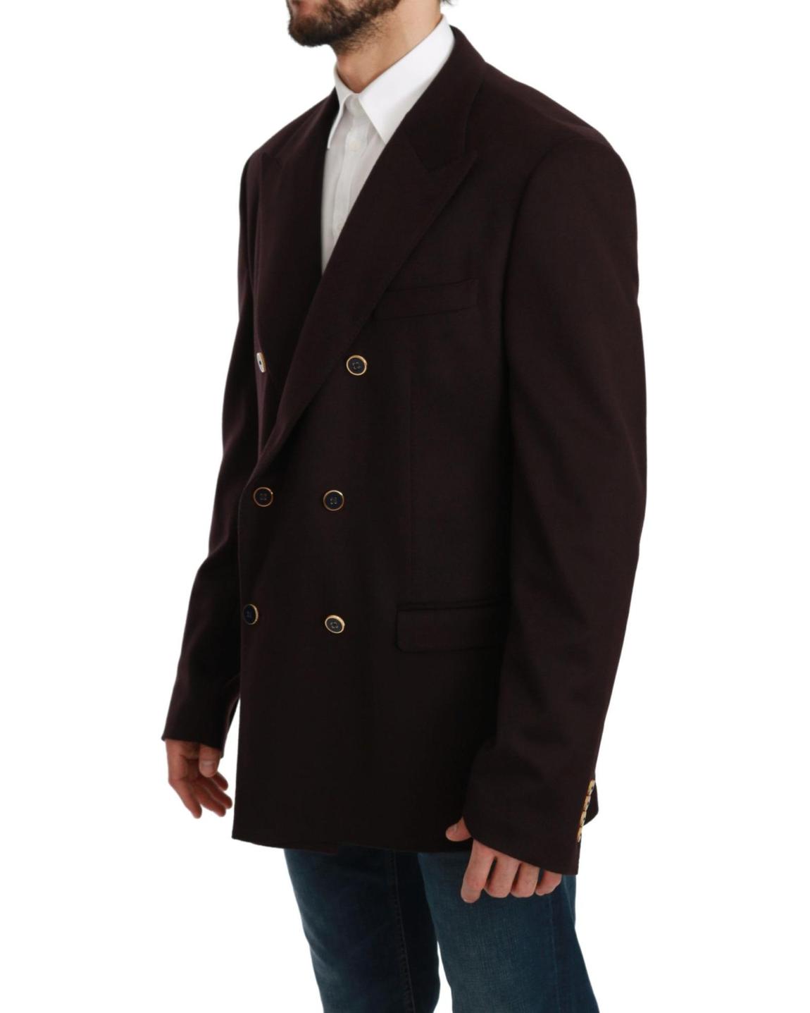 Double Breasted Blazer Classic Fit - Bordeaux main product photo