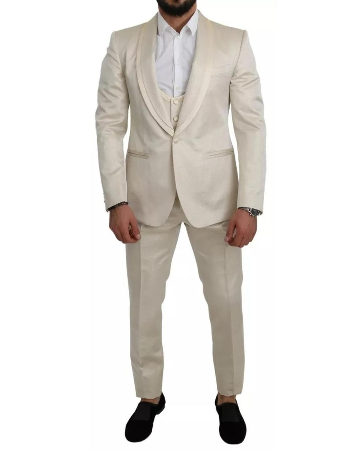 Beige Shawl-Lapel Suit main product photo