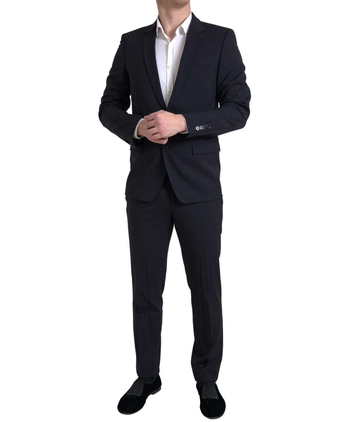 Classic Fit Suit Navy - Blue main product photo