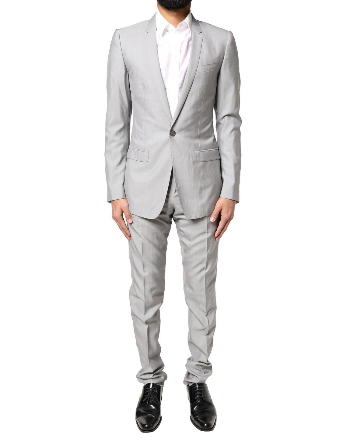 Slim Fit Suit - Gray main product photo