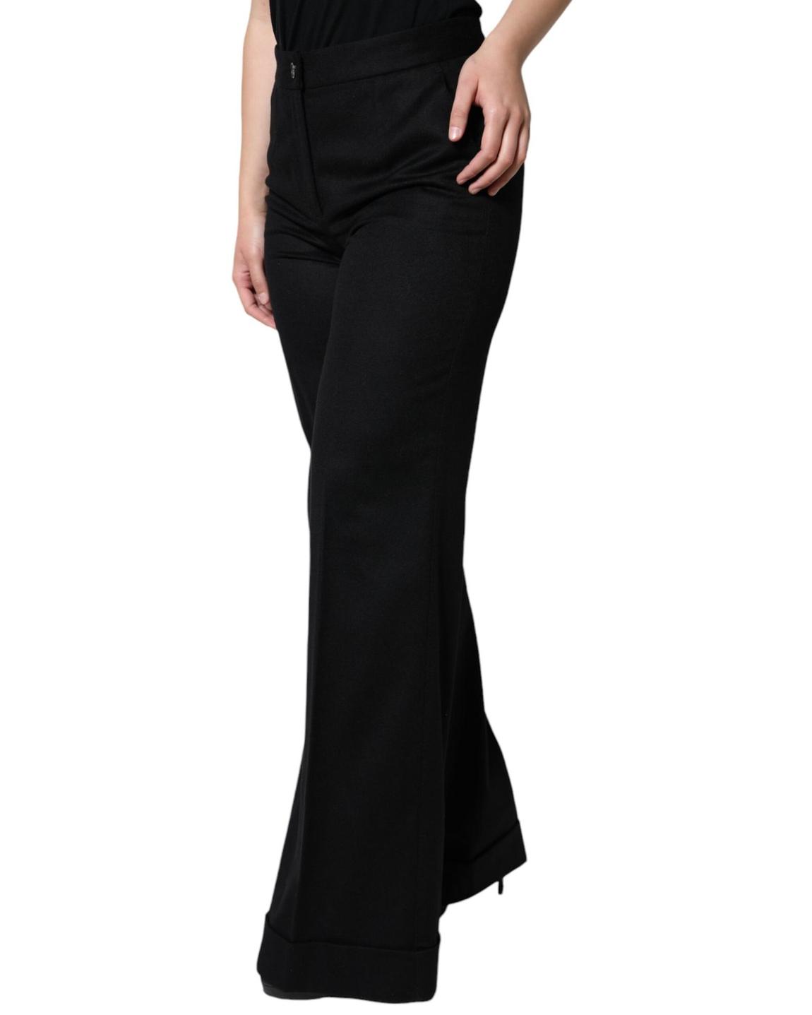 Wide Leg TrousersWoven Style Wo - Black Jeans main product photo