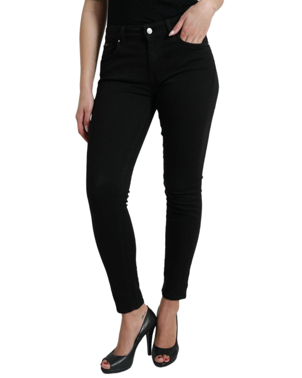 Skinny Stretch Jeans Wo - Black Jeans main product photo