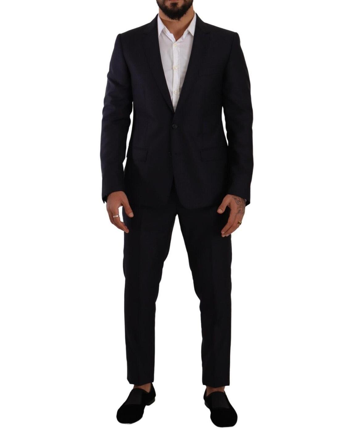 Classic Fit SuitSolidModel - Blue main product photo