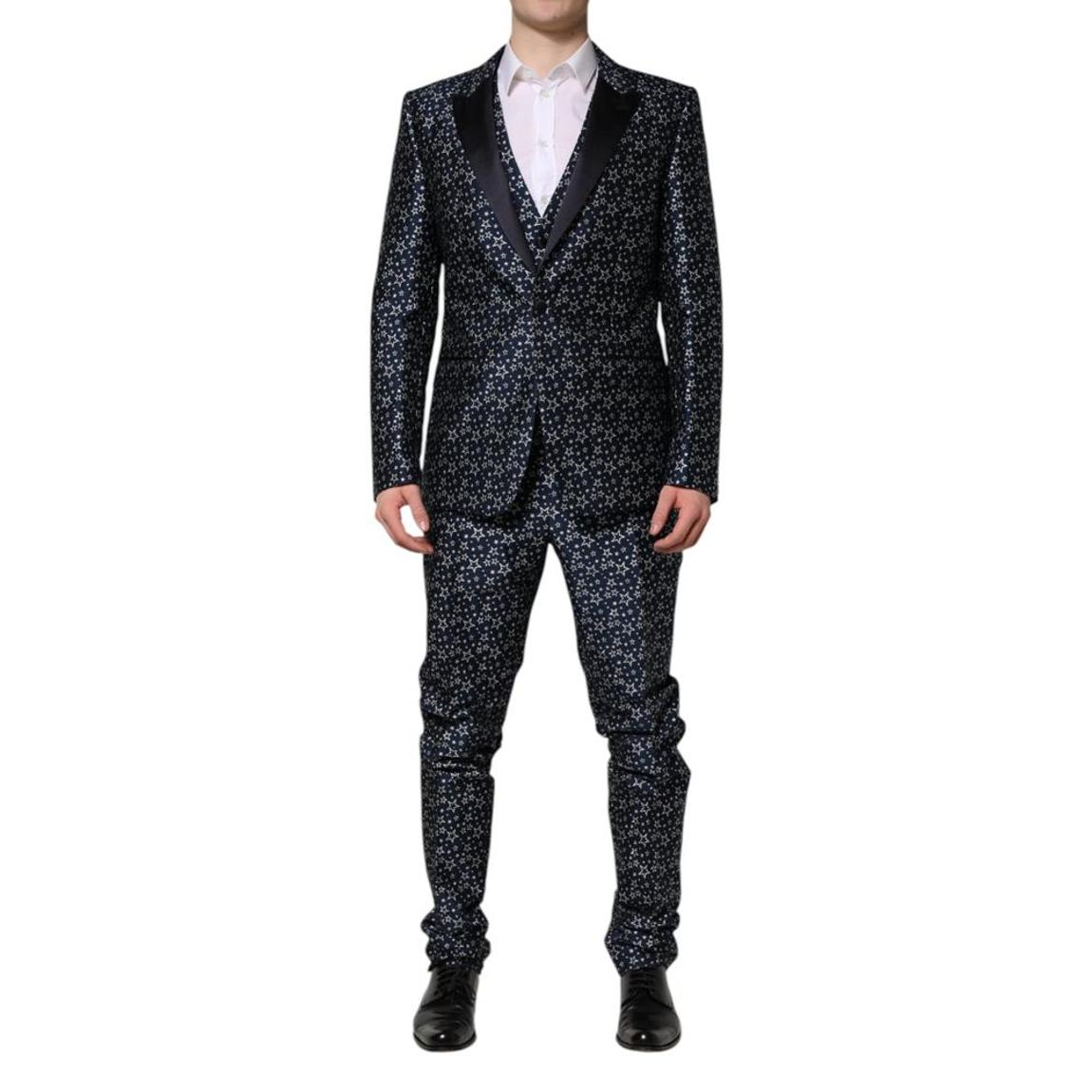 Star Print Suit Set - Blue main product photo