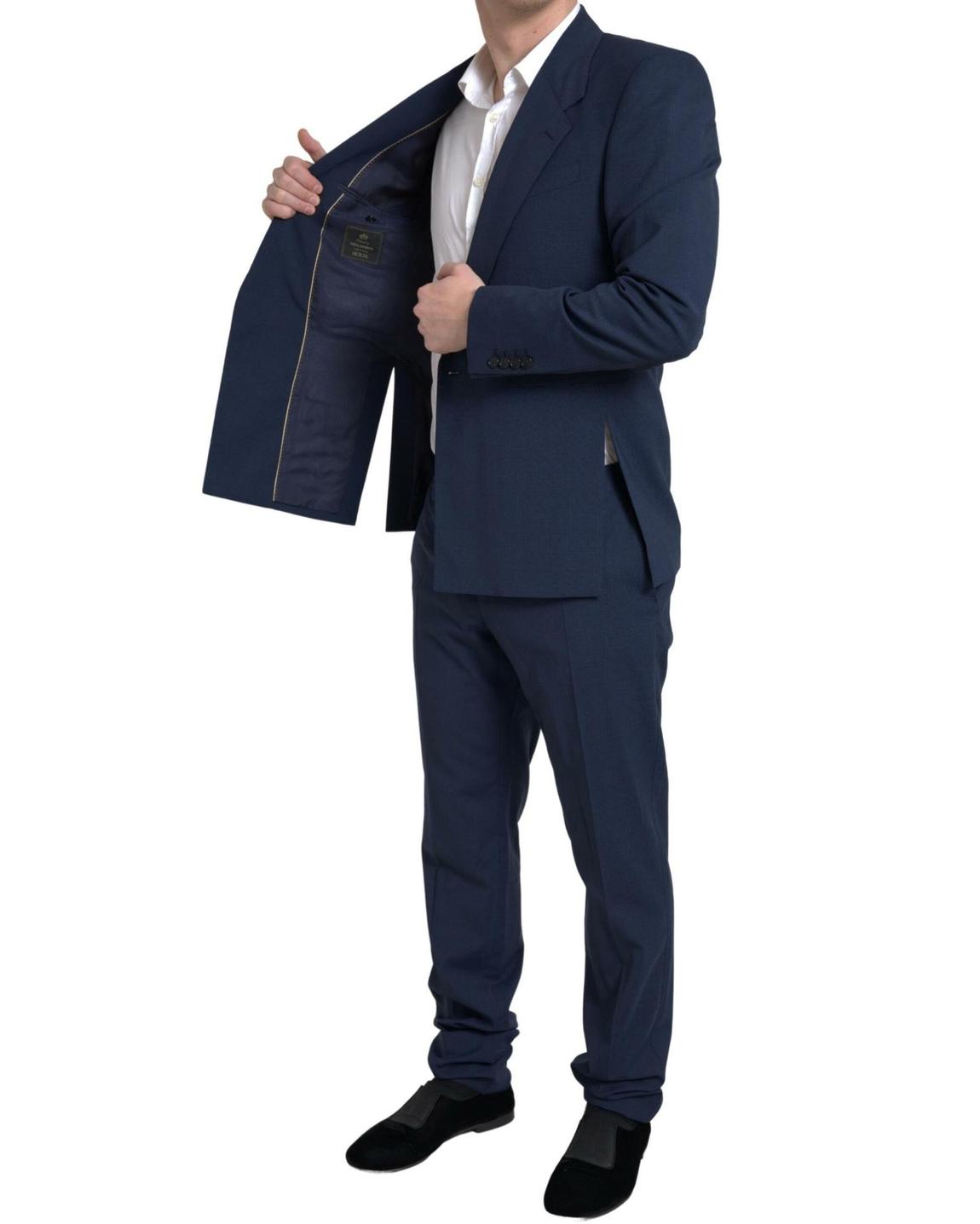 Classic Fit Suit Navy Blue Men main product photo