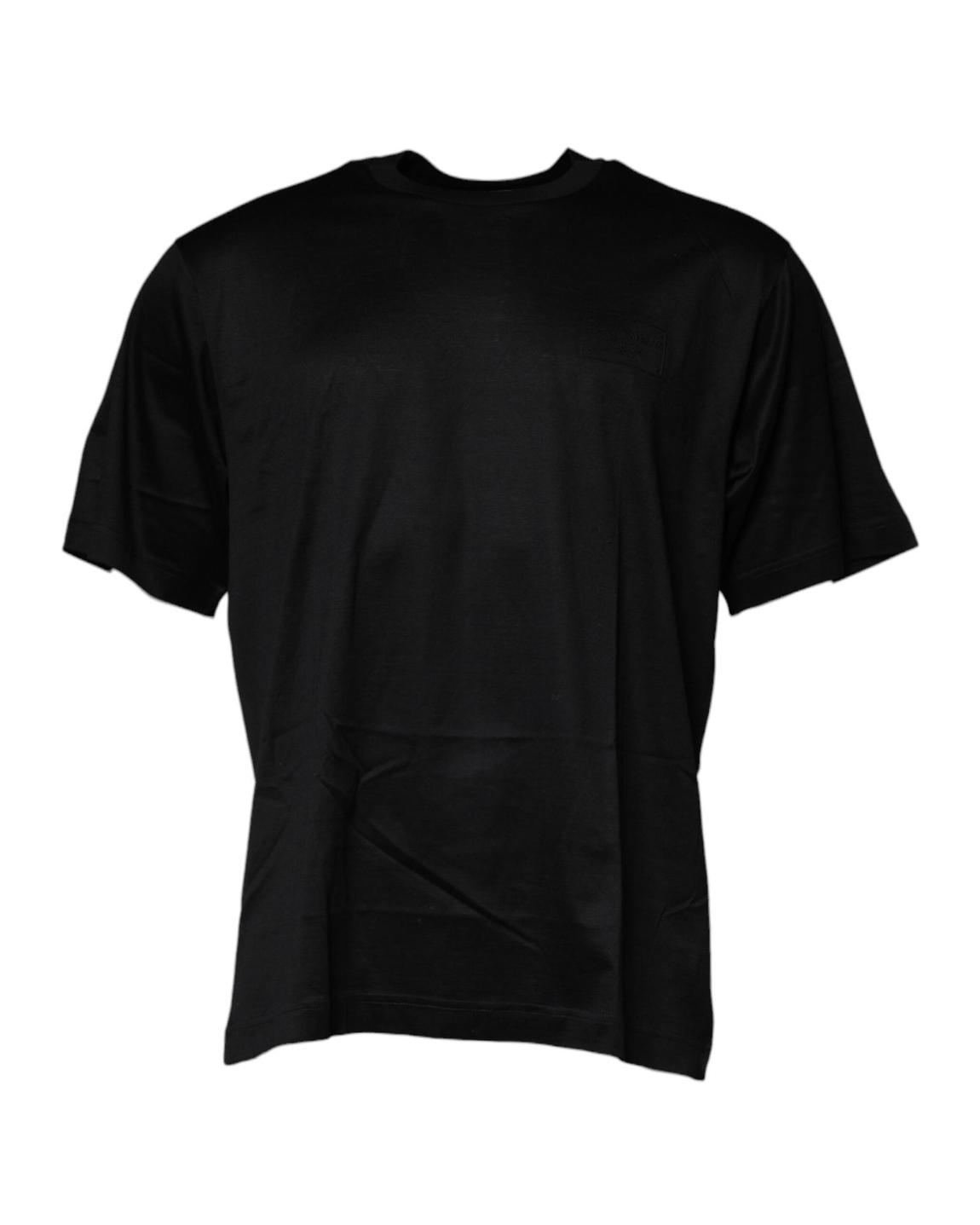 Cotton TShirt Classic Crew Neck - Black T-Shirts main product photo