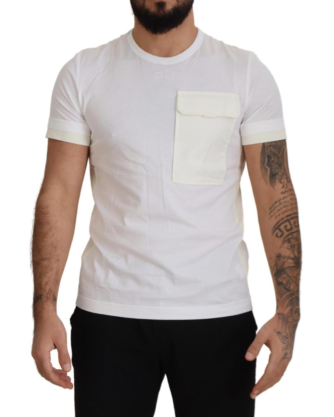 Crew Neck TShirt TSH8171 - White T-Shirts main product photo