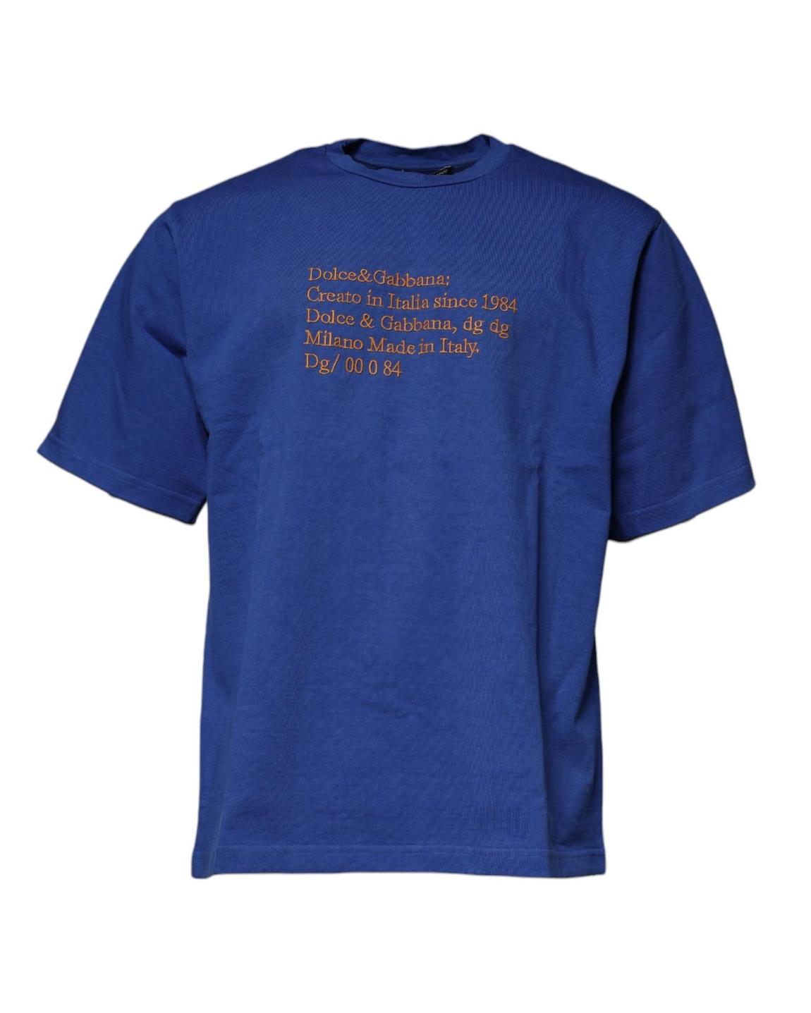 Crew Neck TShirt TSH87517 - Blue T-Shirts main product photo