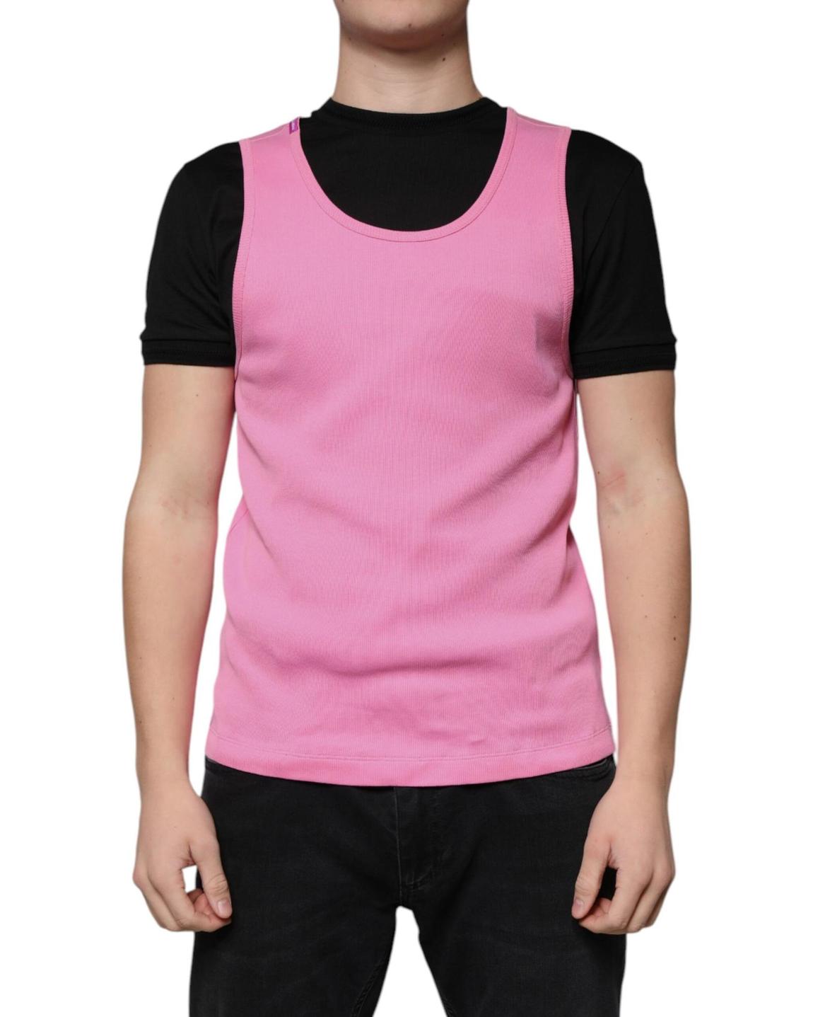Ribbed Tank Top PinkT-Shirts main product photo