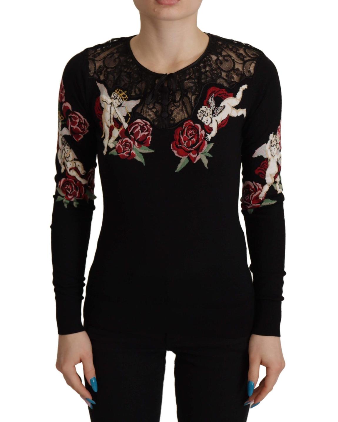 Angel Rose Pullover Sweater Wo - Black main product photo