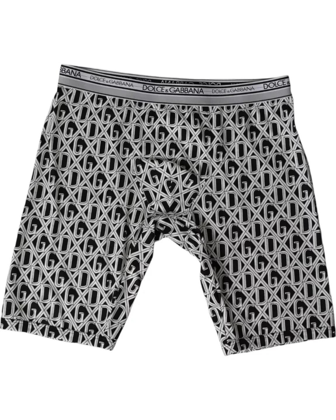 Boxer Briefs DG Monogram - Black And White Underwear main product photo