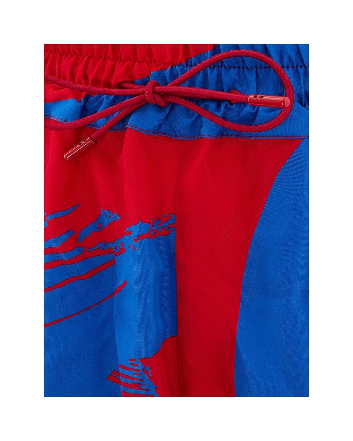 Printed Swim Shorts RedBlue - Multicolor main product photo